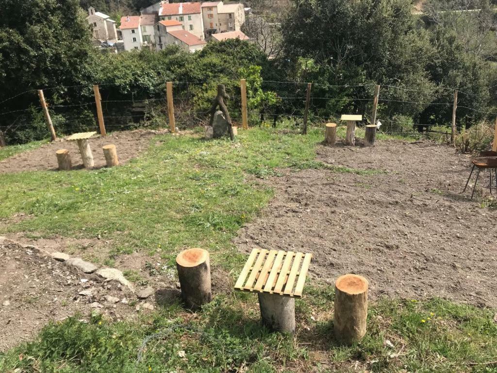 Camping L'Agrottu Au Coeur De La Corse Santa-Lucia-di-Mercurio Dış mekan fotoğraf